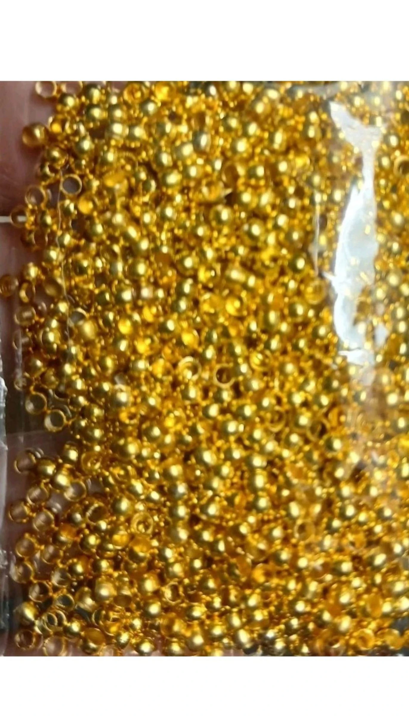 100 perles à écraser 2,5 mm cuivre doré apprêts fermoir création Bijoux DIY